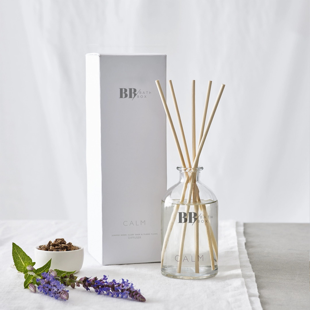 Calm Bambu Çubuklu Oda Kokusu — Lavanta, Misk Adaçayı & Kara Biber, Reed Diffuser 100 ml