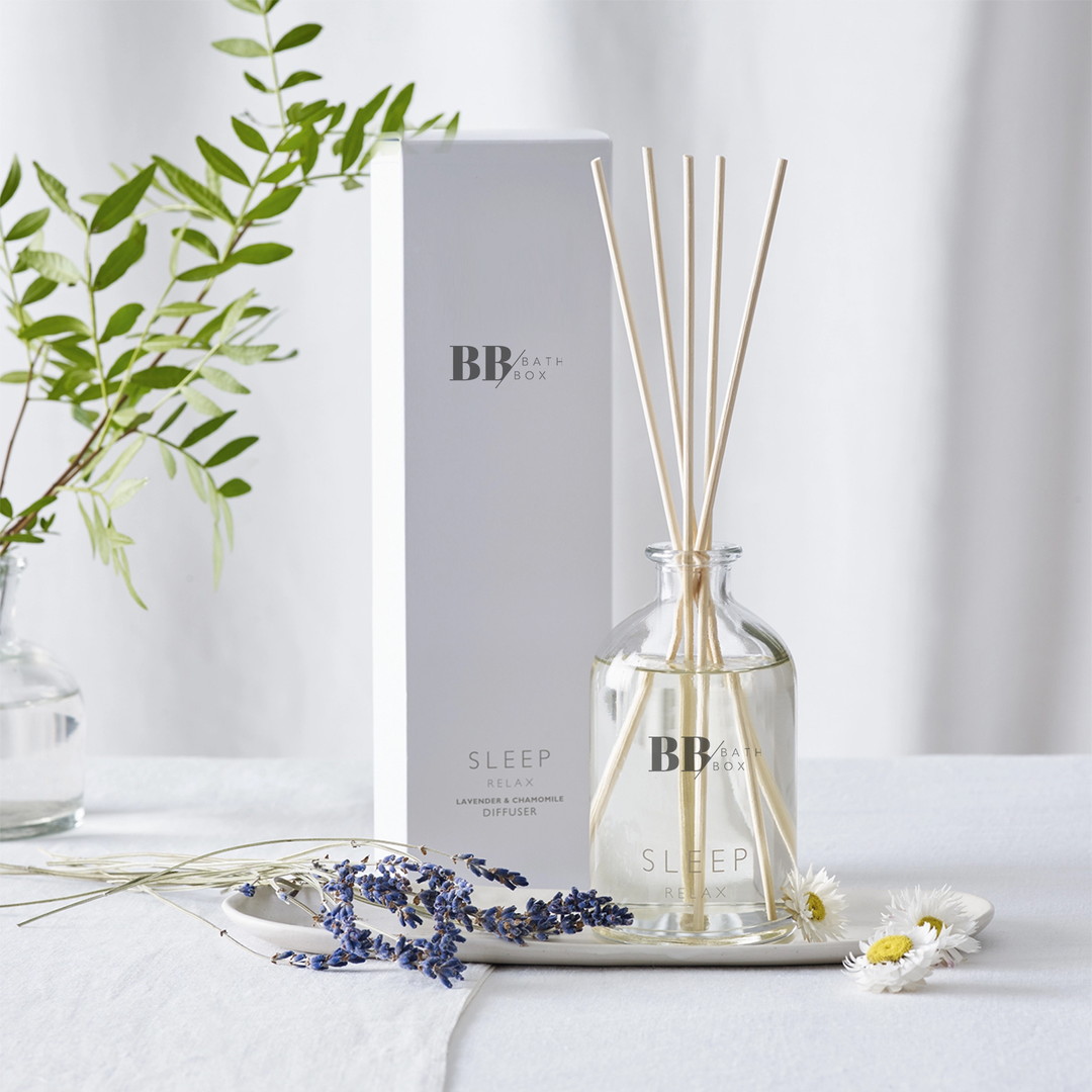 Sleep Bambu Çubuklu Oda Kokusu — Lavanta & Papatya, Reed Diffuser 100 ml