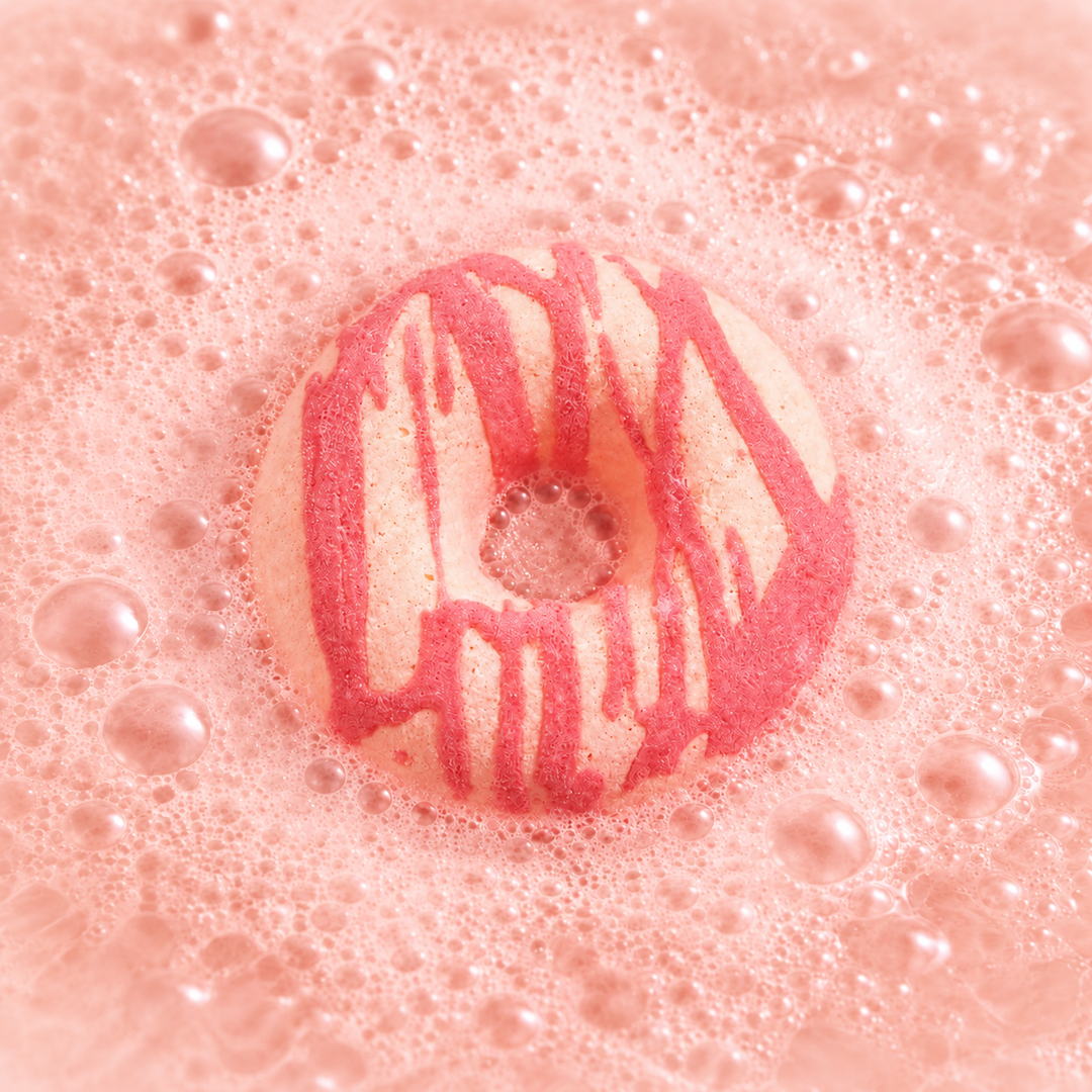 Greyfurt Kokulu Donut Banyo Topu — Nem Bombası, Jakuzi & Küvet Topu, 150 gr