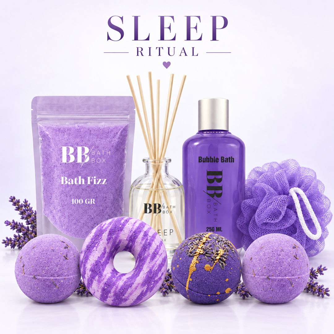 Sleep Ritual Banyo & Spa Hediye Seti — Lavantalı, 8 Parça