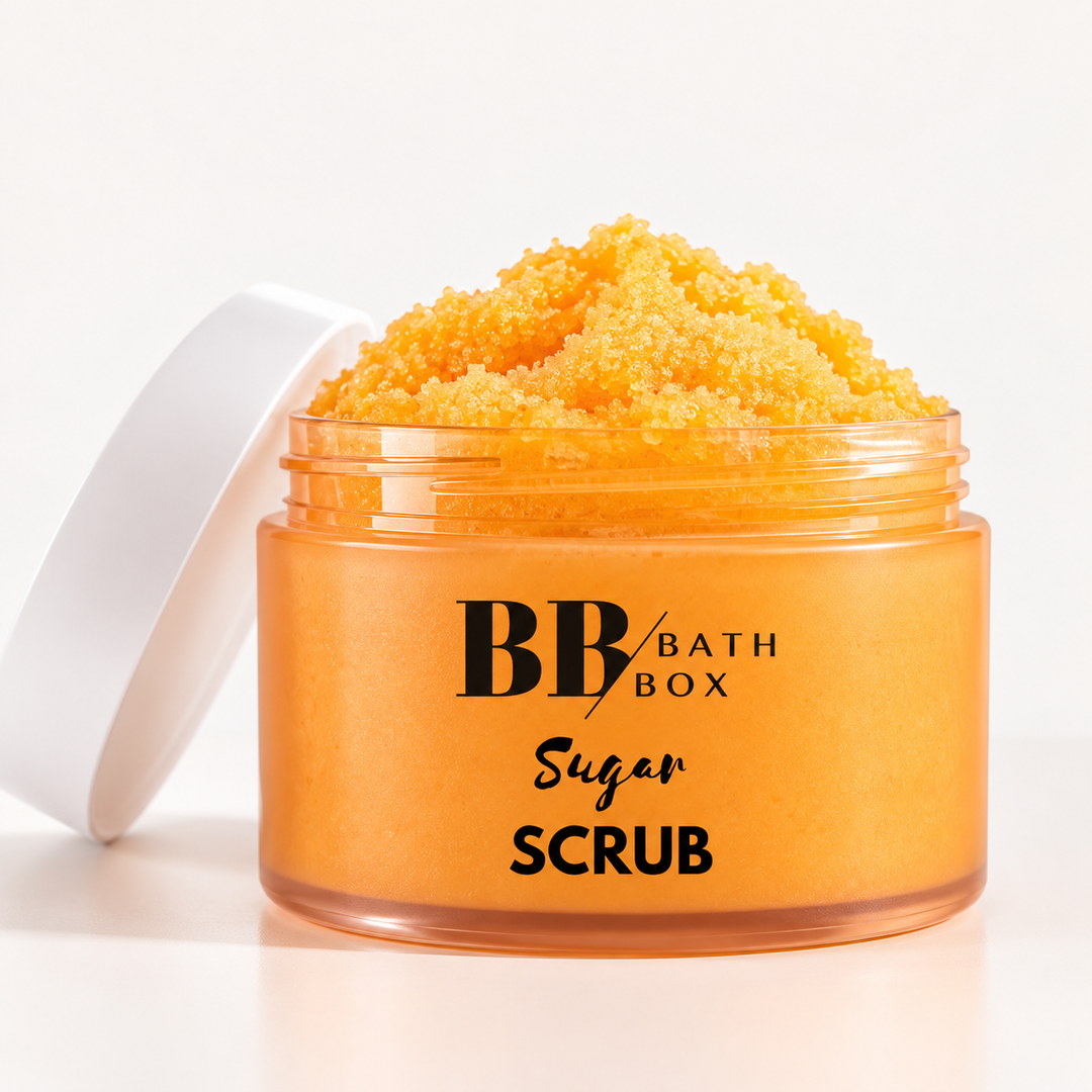 Exotic Bloom Köpüren Şeker Scrub — Egzotik Kokulu Doğal Peeling, Cilt Arındırıcı & Yumuşatıcı, 160 gr